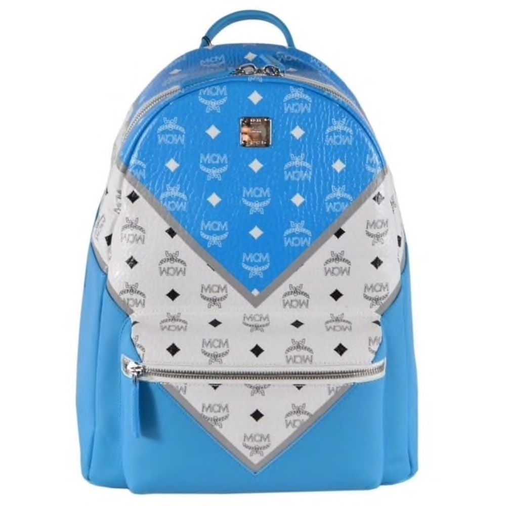🎒#BRANDNEW #MCM 🎒 - Stark blue white chevron